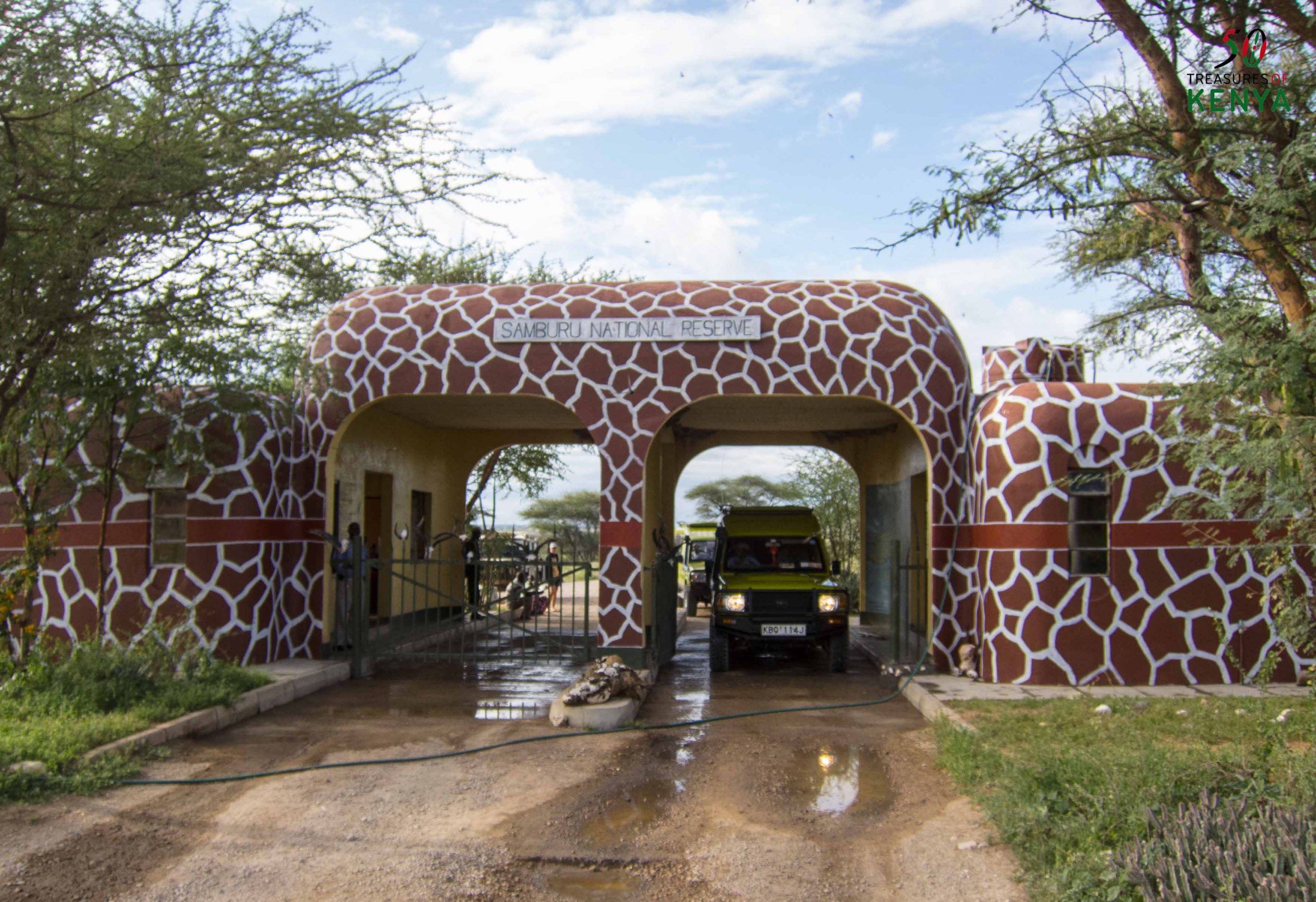 Entry Gates to Samburu National Reserve